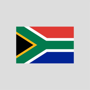 Güney Afrika renk çizgisi elementi bayrağı. Web sayfası, mobil uygulama ve tanıtım için vektör ögesi. UI UX Arayüz tasarım ögesi.
