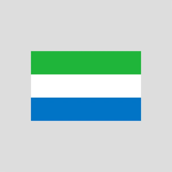 Flag Sierra Leone Color Line Element Векторний Елемент Веб Сторінки — стоковий вектор