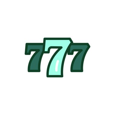 777line icon. Isolated vector element. 
