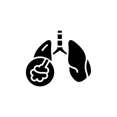 Zatürree renk çizgisi ikonu. İzole vektör elementi. Web sayfası, mobil uygulama, tanıtım için resim çizelgesi