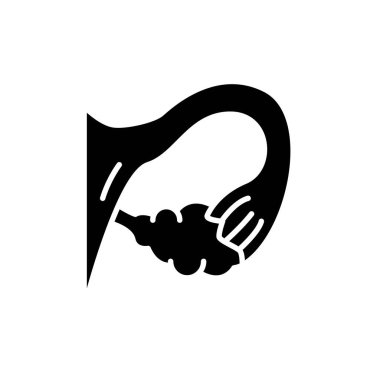 Yumurtalık rengi ikonu. İzole vektör elementi. Web sayfası, mobil uygulama, tanıtım için resim çizelgesi