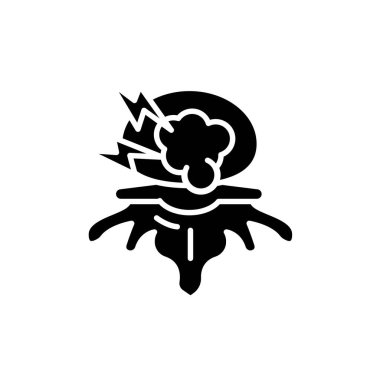 Lumbago renk çizgisi simgesi. İzole vektör elementi. Web sayfası, mobil uygulama, tanıtım için resim çizelgesi