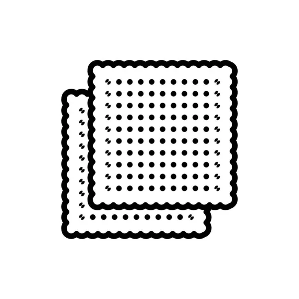 Піктограма кольору лінії Matzo. Ізольований векторний елемент . — стоковий вектор