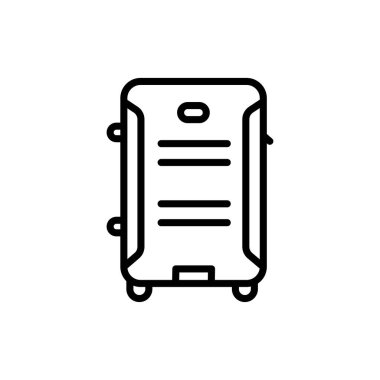 Seyahat çantası renk simgesi. İzole vektör elementi. Web sayfası, mobil uygulama, tanıtım için resim çizelgesi
