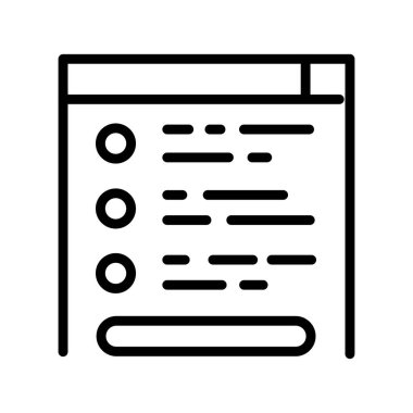 Web site line icon. Online promotion