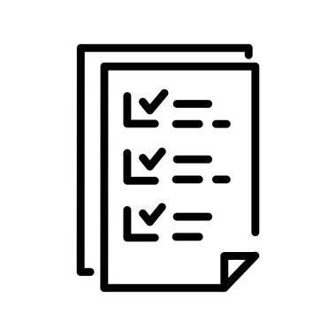 Plan line icon. Self development