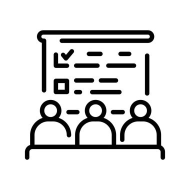 Employee development line icon. Self development