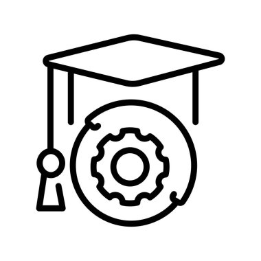 Training line icon. Self development