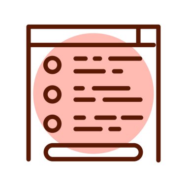 Web site black line icon. Online promotion. Pictogram for web page.