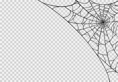 Halloween party background with spiderwebs isolated png or transparent texture,blank space for text,element template for poster,brochures, online advertising,vector illustration  clipart