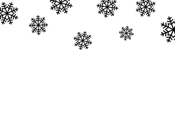 Snowflake Falling Hand Drawn Isolated Png Transparent Background Graphic Resources — Stock Vector