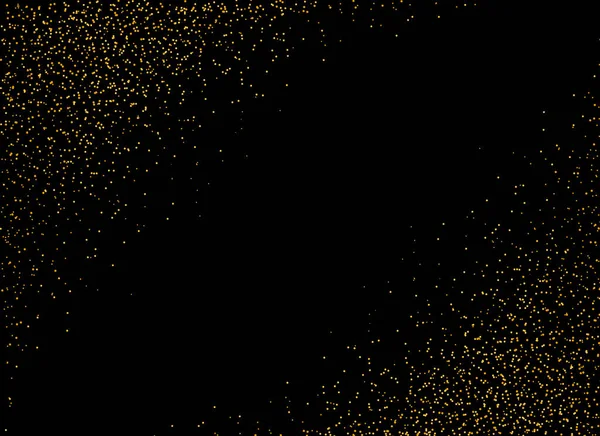 Частицы Золотого Блеска Выделяются Png Прозрачном Фоне Сверкающим Снегом Звездным — стоковый вектор