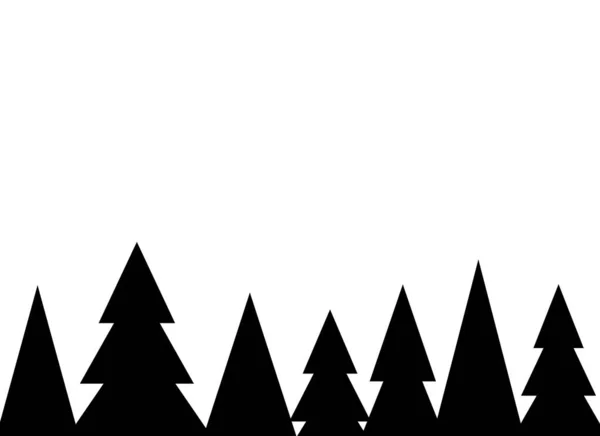 Ручной Штрих Кистью Рождественская Елка Звездой Изолированы Png Прозрачный Фон — стоковый вектор