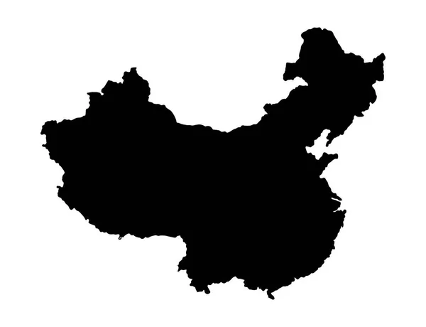 Mapa China Aislado Png Fondo Transparente Símbolo China Plantilla Para — Vector de stock