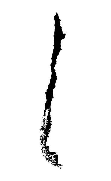 Carte Chili Isolée Sur Fond Png Transparent Symbole Chili Gabarit — Image vectorielle