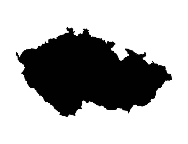Mapa Checo Aislado Png Fondo Transparente Símbolo República Checa Plantilla — Archivo Imágenes Vectoriales