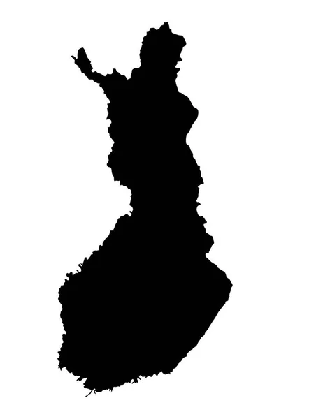 Finlandia Mapa Aislado Png Fondo Transparente Símbolo Finlandia Plantilla Para — Archivo Imágenes Vectoriales