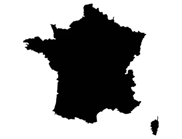 Francia Mapa Aislado Png Fondo Transparente Símbolo Francia Plantilla Para — Vector de stock