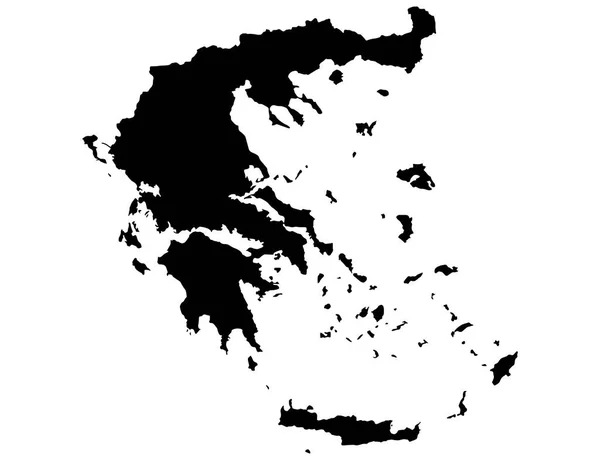 Greece Map Isolated Png Transparent Background Σύμβολο Της Ελλάδας Template — Διανυσματικό Αρχείο