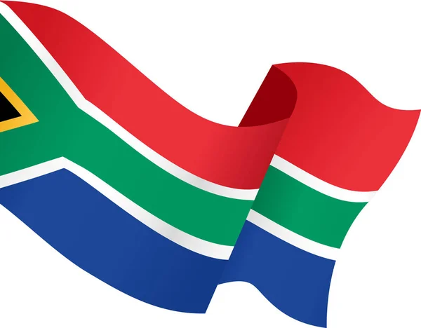 Güney Afrika Bayrağı Png Veya Şeffaf Arkaplanda Izole Edilmiş Güney — Stok Vektör