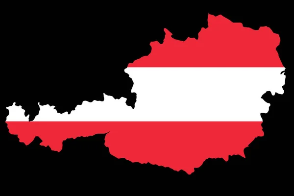 Png Veya Şeffaf Arkaplanda Izole Edilmiş Avusturya Bayrağı Avusturya Sembolü — Stok Vektör