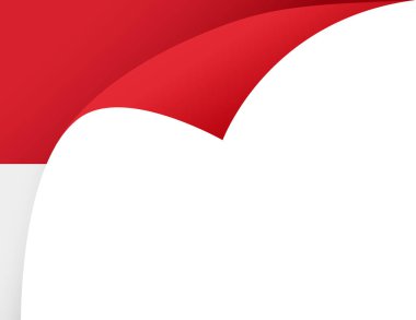Endonezya bayrağını png veya şeffaf arkaplanda sallayan köşe başları, Endonezya Sembolü, afiş, kart, reklamcılık, promosyon ve iş eşleşen ülke posteri, vektör ilülasyonu