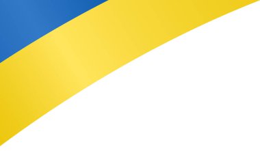 Png veya şeffaf arkaplanda izole edilmiş Ukrayna bayrak dalgası, sembol Ukrayna, afiş, kart, reklam, promosyon ve iş eşleşen ülke posteri, vektör ilülasyonu şablonu