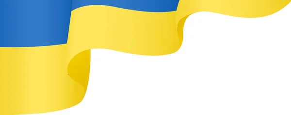 Ukrajina Vlajka Vlna Izolované Png Nebo Transparentní Pozadí Symbol Ukrajina — Stockový vektor
