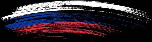 Σημαία Της Ρωσίας Μπογιά Βούρτσα Υφή Απομονώνονται Png Διαφανές Φόντο — Διανυσματικό Αρχείο