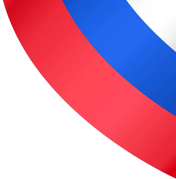 Rusya Bayrak Dalgası Png Veya Şeffaf Arkaplanda Izole Edilmiş Rusya — Stok Vektör