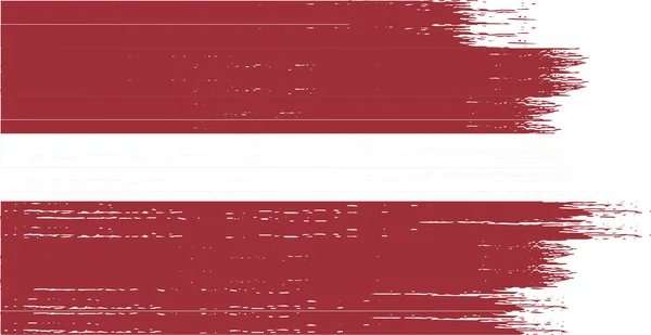 라트비아 페인트를 Png 배경에서 분리되어 라트비아의 현수막 디자인 포스터 — 스톡 벡터