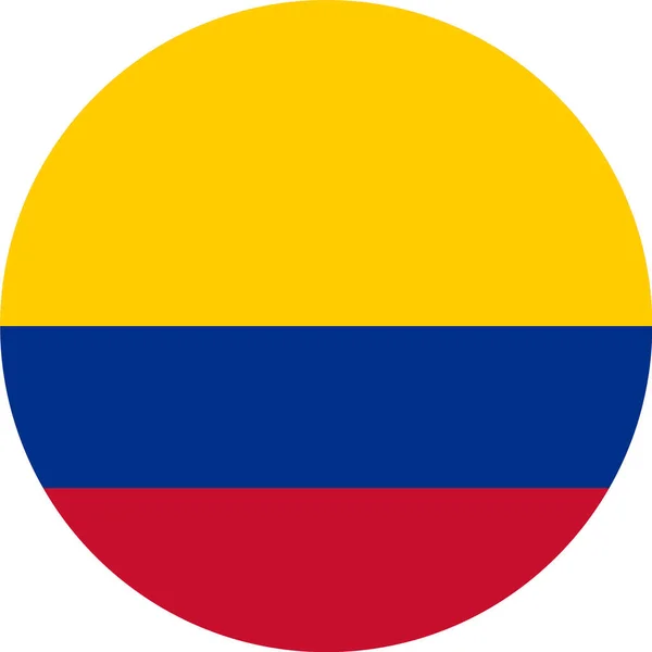 Bandera Colombia Forma Corazón Aislada Png Fondo Transparente Símbolos Colombia — Archivo Imágenes Vectoriales