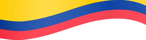 Bandera Colombia Aislada Sobre Fondo Png Transparente Símbolo Colombia Plantilla — Archivo Imágenes Vectoriales