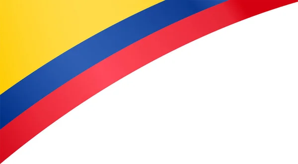 Flaga Kolumbii Izolowane Png Lub Przejrzyste Tło Symbol Kolumbii Szablon — Wektor stockowy