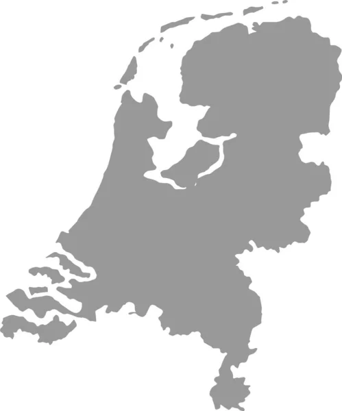 Nederlandse Kaart Png Transparante Achtergrond Symbolen Van Nederland Vectorillustratie — Stockvector