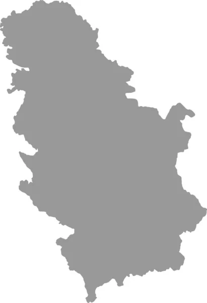 Serbia Mapa Png Fondo Transparente Símbolos Serbia Ilustración Vectorial — Archivo Imágenes Vectoriales