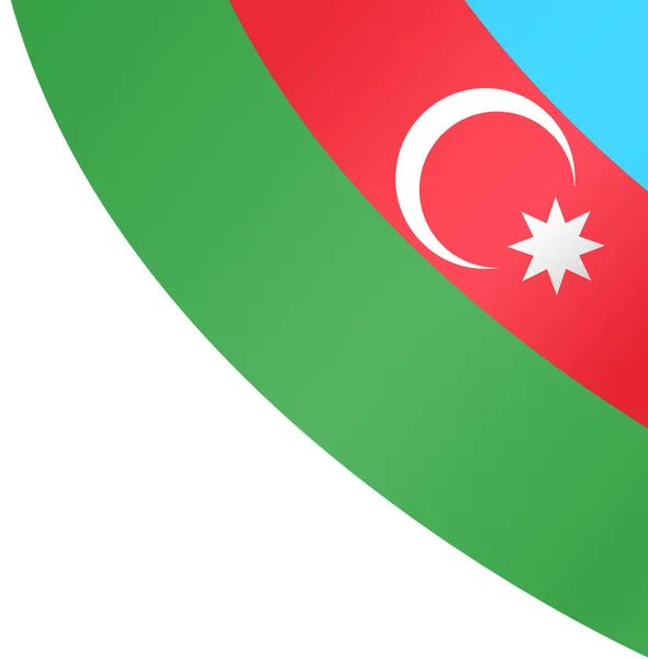 Azerbajdzsán Zászló Hullám Elszigetelt Png Vagy Átlátszó Háttér Symbol Azerbajdzsán — Stock Vector