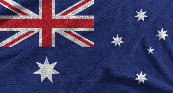 Australien Flagga Våg Isolerad Png Eller Transparent Bakgrund Symboler För — Stockfoto