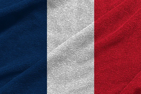 Bandera Francia Onda Aislada Png Fondo Transparente Símbolos Francia Plantilla —  Fotos de Stock