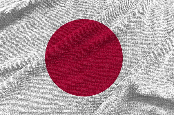 Giappone Bandiera Onda Isolata Sfondo Png Trasparente Simboli Del Giappone — Foto Stock