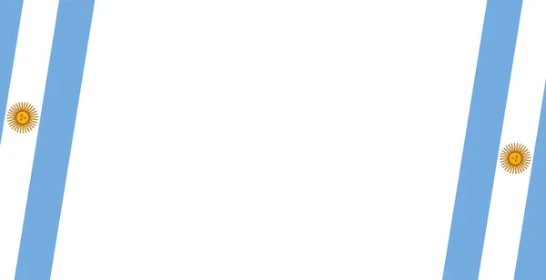 Хвиля Прапора Аргентини Ізольована Пінгу Або Прозорому Тлі Символ Аргентини — стоковий вектор