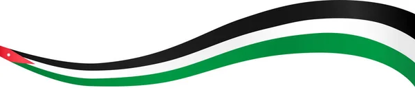 Ιορδανία Κύμα Σημαία Απομονώνονται Png Διαφανές Φόντο Σύμβολο Ιορδανία Πρότυπο — Διανυσματικό Αρχείο