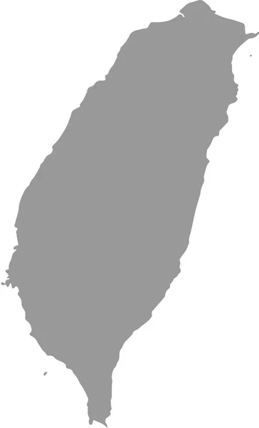 台湾地图在平版或透明的背景上 台湾的象征 矢量说明 — 图库矢量图片
