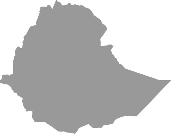 Ethiopië Kaart Png Transparante Achtergrond Symbolen Van Ethiopië Vectorillustratie — Stockvector