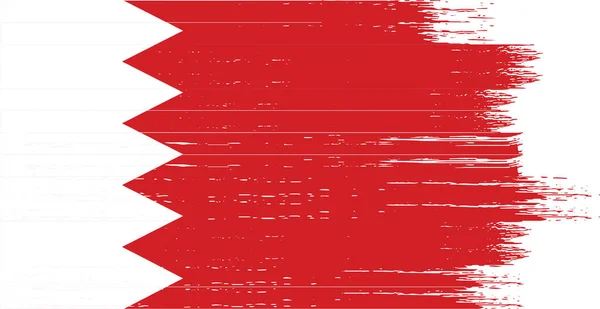Σημαία Μπαχρέιν Βαφή Πινέλο Υφή Απομονώνονται Png Διαφανές Φόντο Σύμβολο — Διανυσματικό Αρχείο