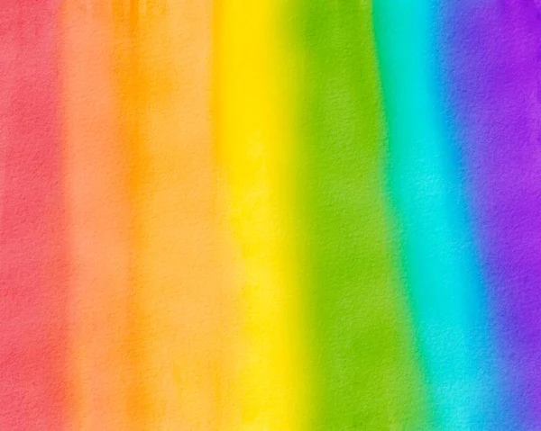 Lgbt Pride Month Watercolor Texture Concept Rainbow Background — стокове фото