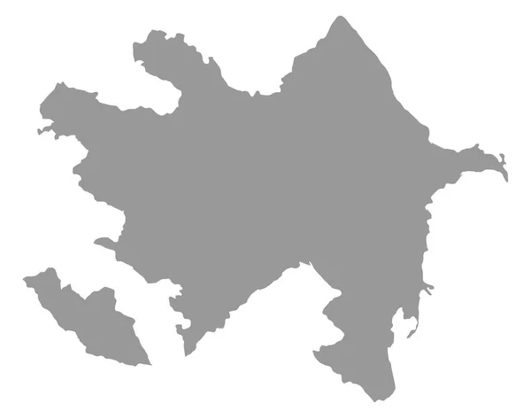 Azerbaijan Map Png Transparent Background Symbol Azerbaijan Vector Illustration — 图库矢量图片