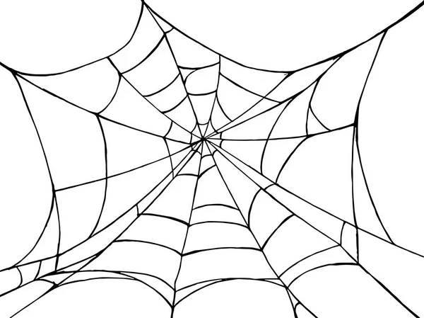 Spiderwebs Απομονώσει Png Διαφανές Φόντο Ευτυχισμένο Halloween Banner Πρότυπο Για — Διανυσματικό Αρχείο