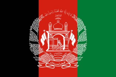 Afghanistan flag standard shape and color
