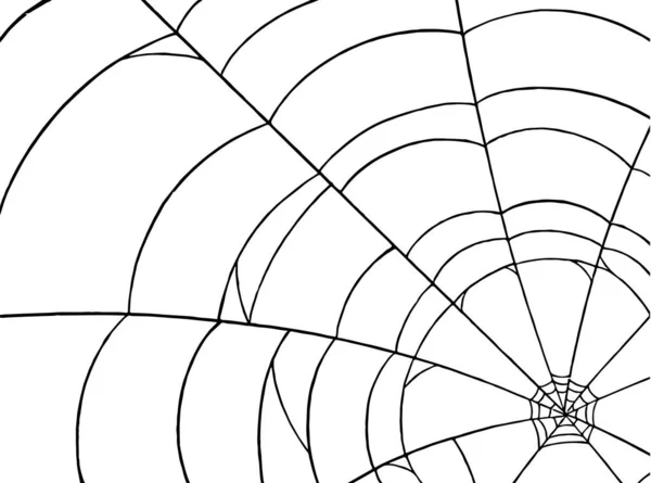 Spinnweben Isolieren Auf Png Oder Transparentem Hintergrund Fröhliches Halloween Banner — Stockvektor